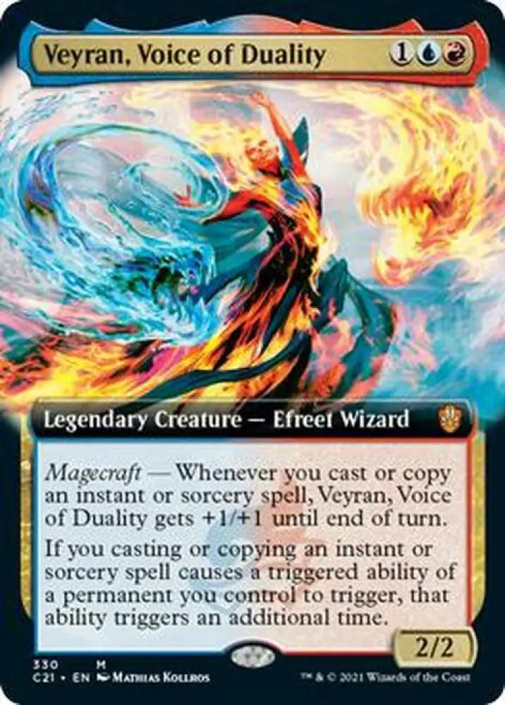 Veyran Voice of Duality (Extended Art) [Commander 2021] - MTG Single