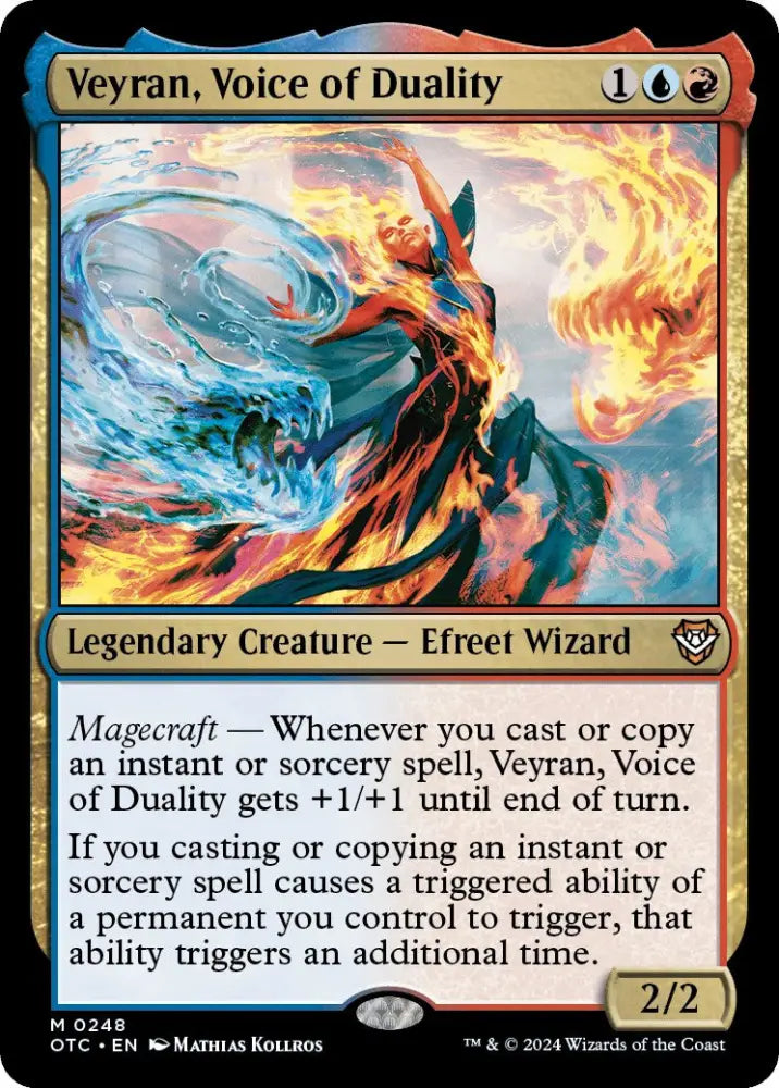 Veyran Voice of Duality [Outlaws of Thunder Junction Commander] - MTG Single