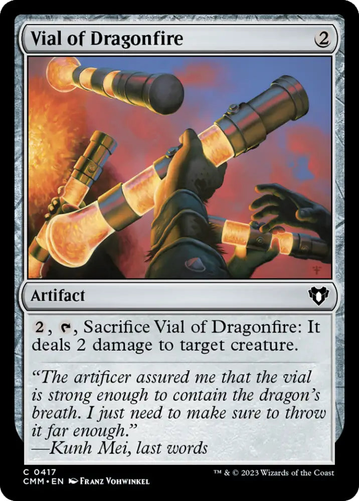 Vial of Dragonfire [Commander Masters] - MTG Single