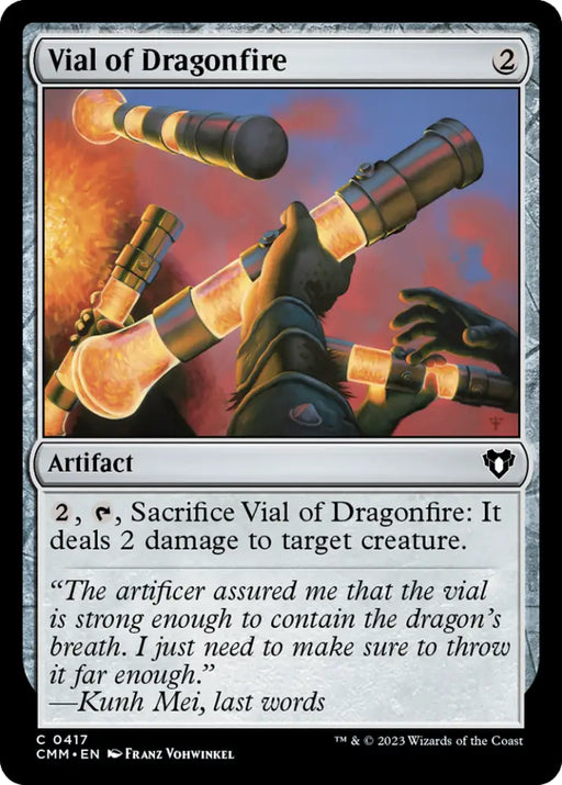 Vial of Dragonfire [Commander Masters] - MTG Single