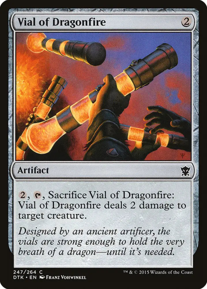 Vial of Dragonfire [Dragons of Tarkir] - MTG Single