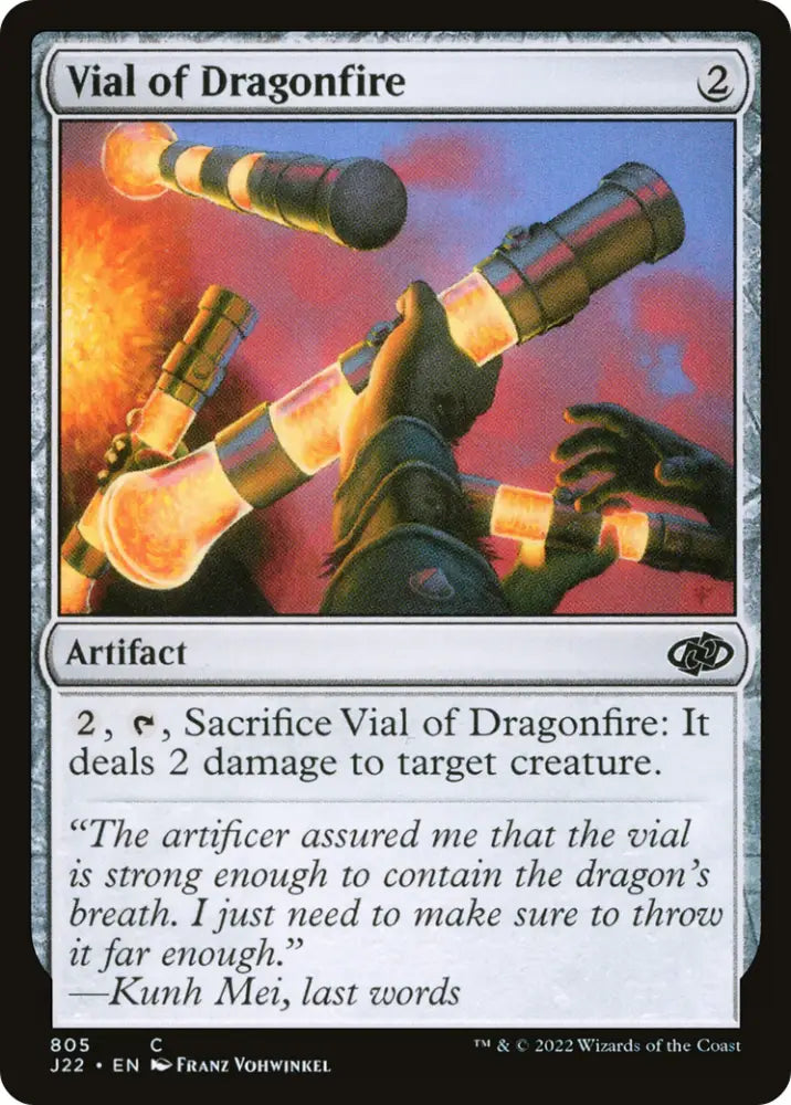 Vial of Dragonfire [Jumpstart 2022] - MTG Single