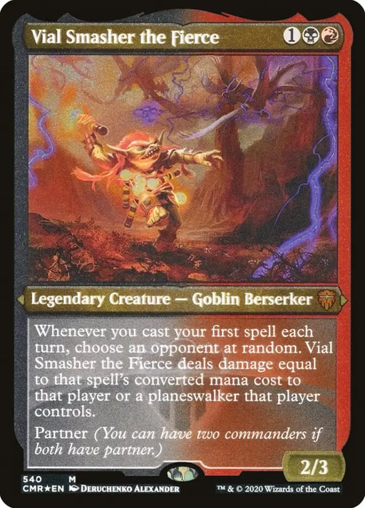 Vial Smasher the Fierce (Etched) [Commander Legends] - MTG Single