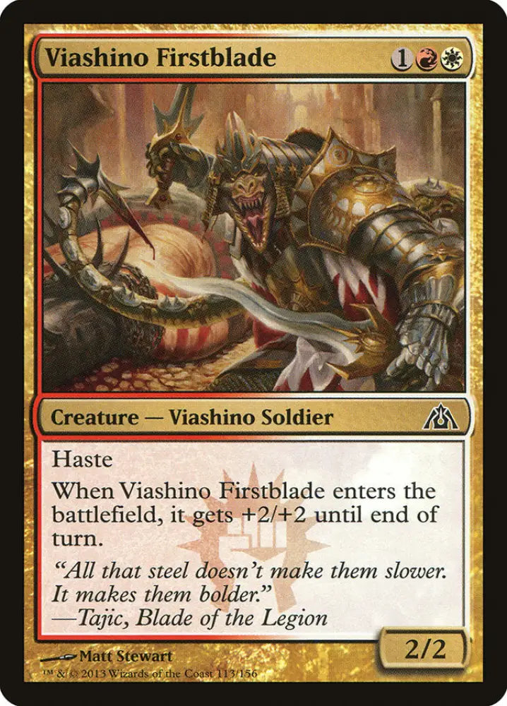 Viashino Firstblade [Dragon’s Maze] - MTG Single
