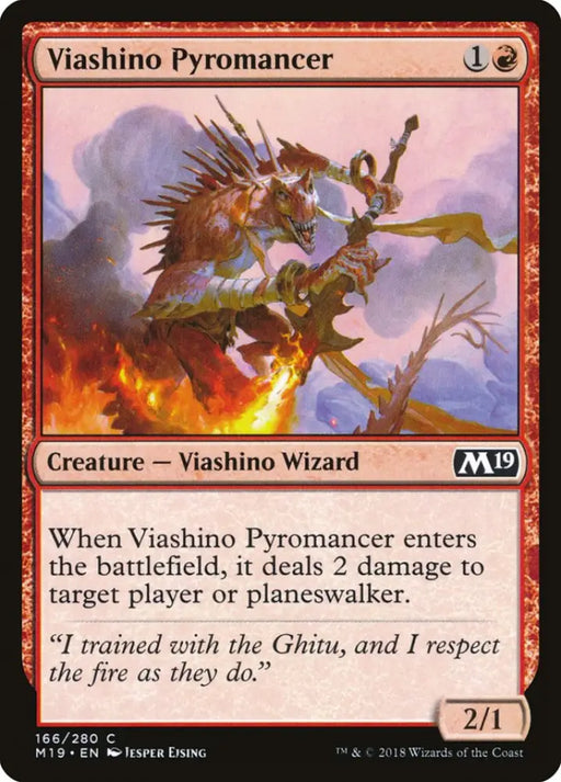 Viashino Pyromancer [Core Set 2019] - MTG Single