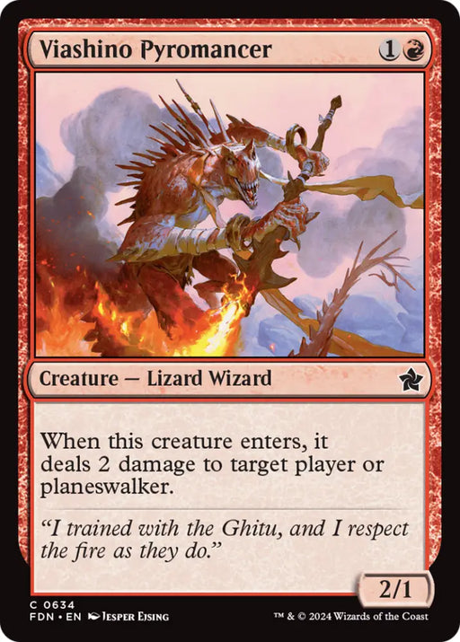 Viashino Pyromancer [Foundations] - MTG Single
