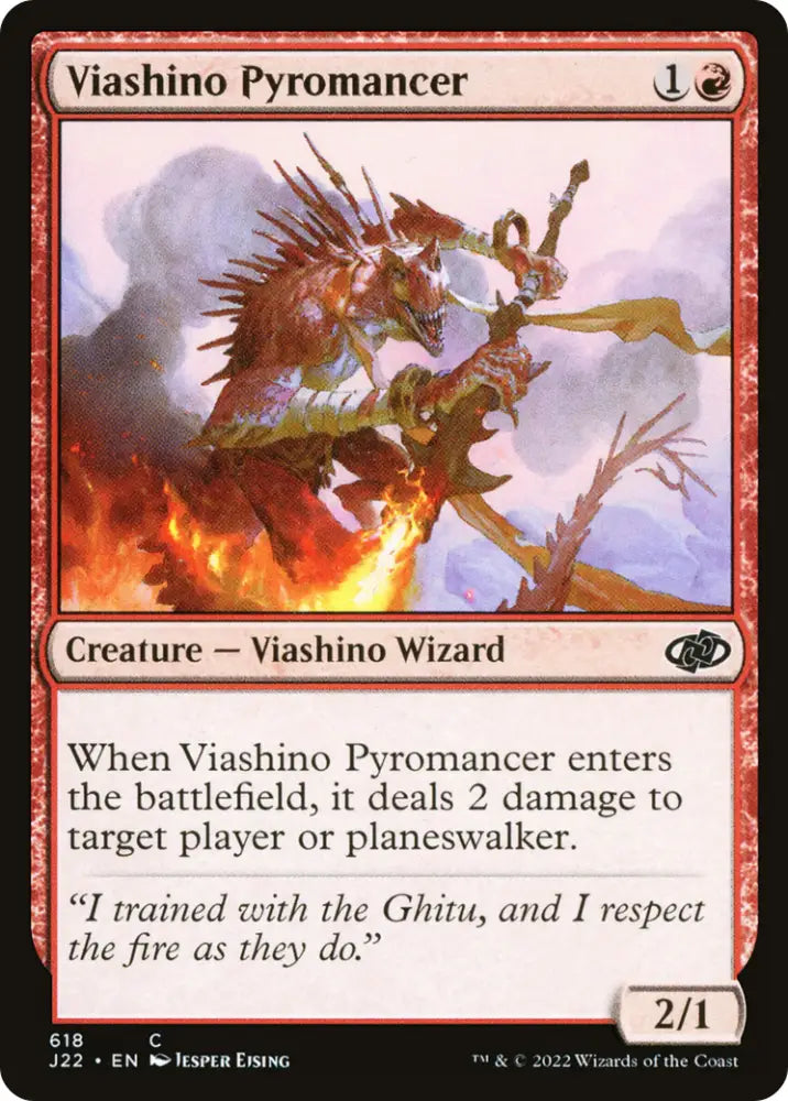 Viashino Pyromancer [Jumpstart 2022] - MTG Single