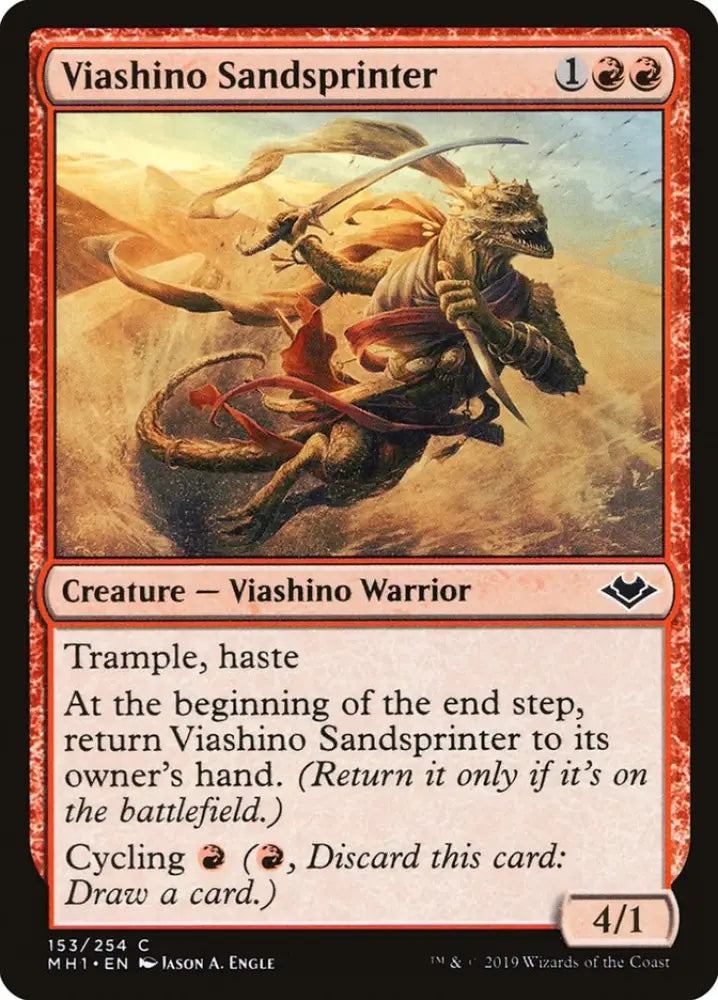 Viashino Sandsprinter [Modern Horizons] - MTG Single
