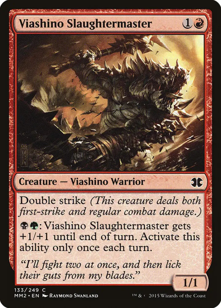 Viashino Slaughtermaster [Modern Masters 2015] - MTG Single