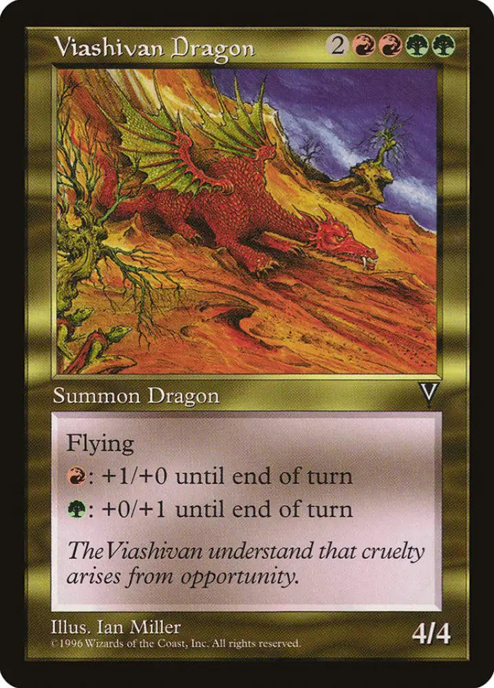 Viashivan Dragon [Visions] - MTG Single