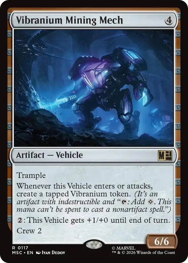Vibranium Mining Mech (117) [Marvel Super Heroes Commander]