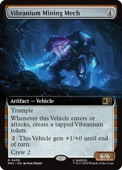Vibranium Mining Mech (Extended Art) (458) [Marvel Super Heroes Commander]