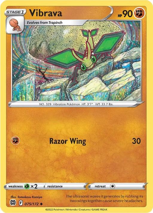 Vibrava (075/172) [Sword & Shield: Brilliant Stars] - Pokemon Single