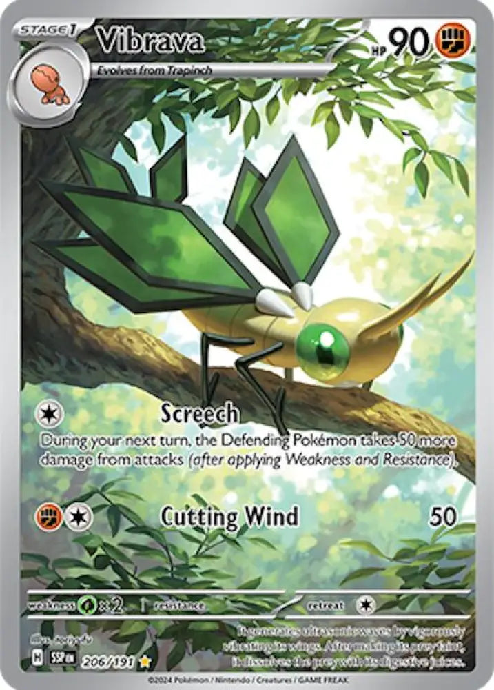 Vibrava (206/191) [Scarlet & Violet: Surging Sparks] - Pokemon Single