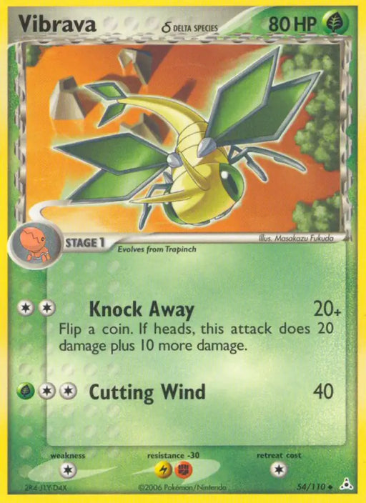 Vibrava (54/110) (Delta Species) [EX: Holon Phantoms] - Pokemon Single