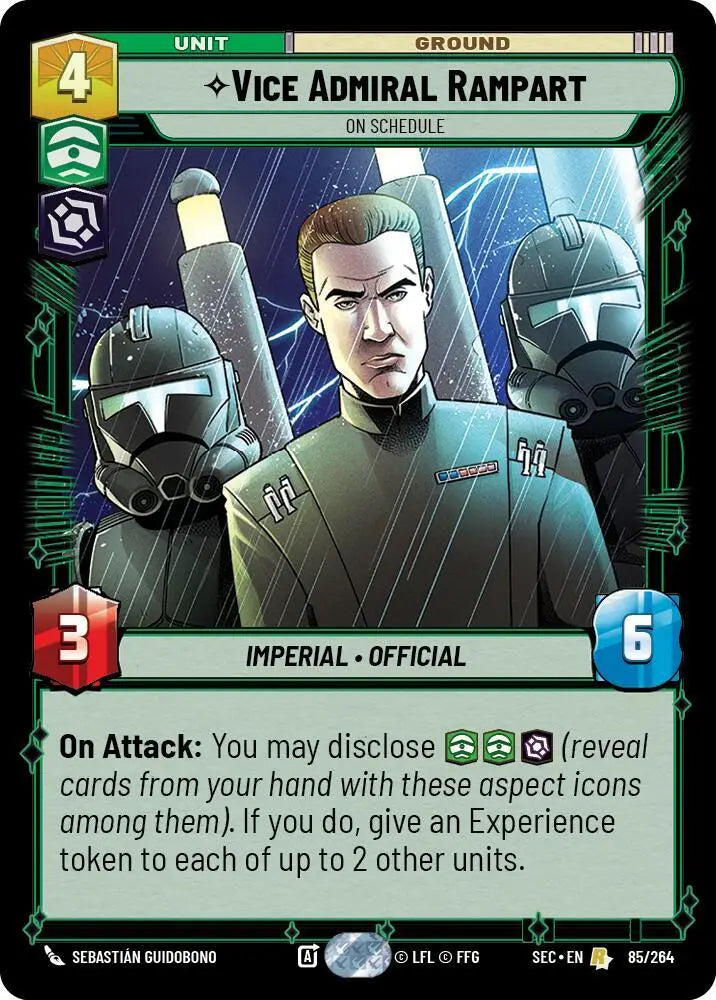 Vice Admiral Rampart - On Schedule (85/264) [Secrets of Power]