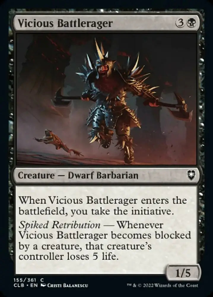 Vicious Battlerager [Commander Legends: Battle for Baldur’s Gate] - MTG Single