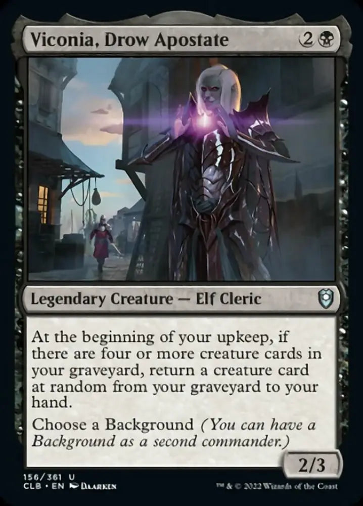 Viconia Drow Apostate [Commander Legends: Battle for Baldur’s Gate] - MTG Single