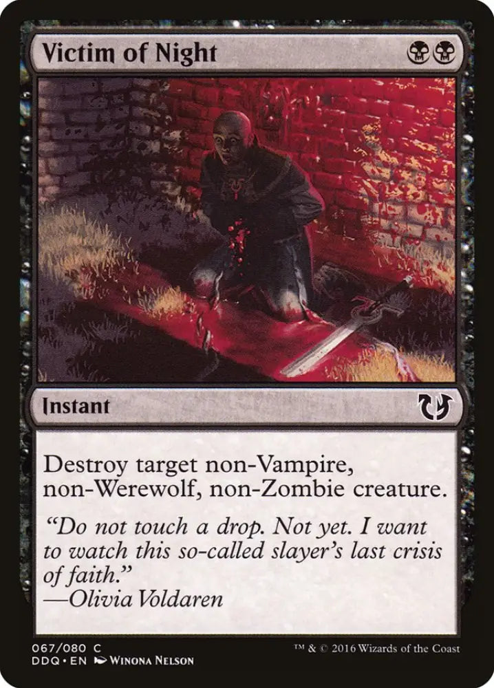 Victim of Night [Duel Decks: Blessed vs. Cursed] - MTG Single
