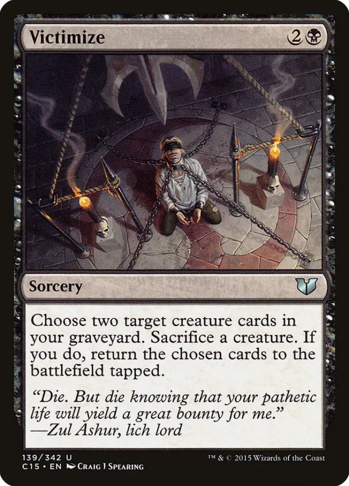 Victimize [Commander 2015] - MTG Single