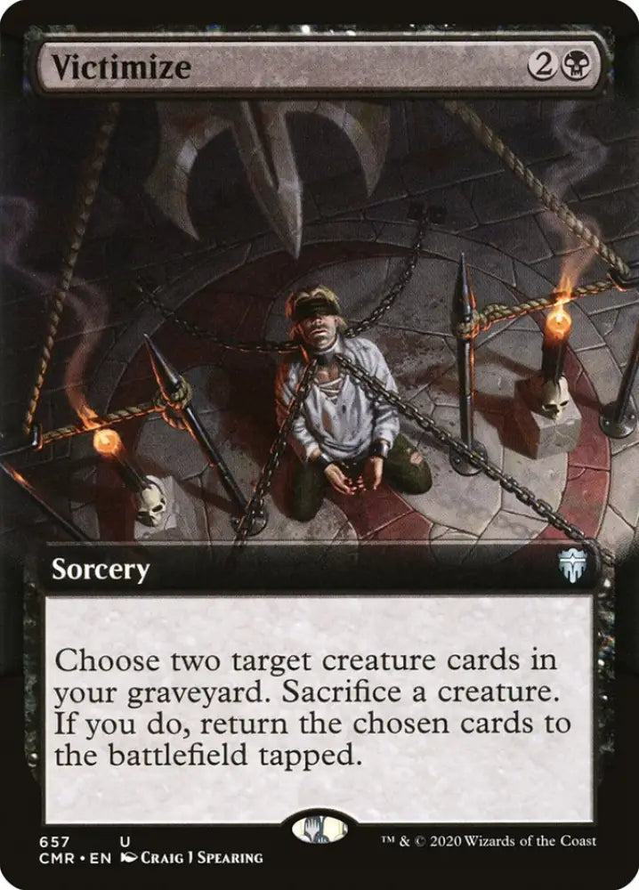 Victimize (Extended Art) [Commander Legends] - MTG Single