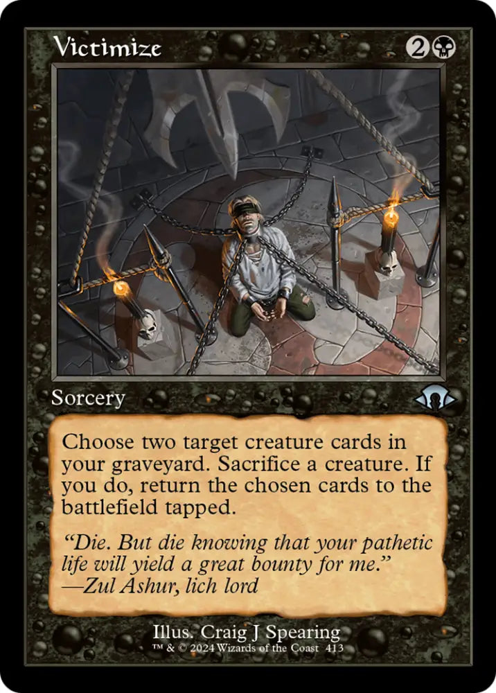 Victimize (Retro) [Modern Horizons 3] - MTG Single