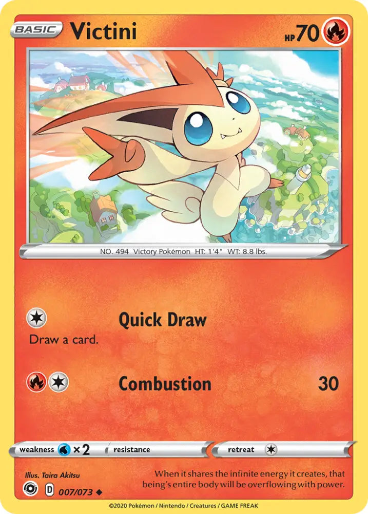 Victini (007/073) [Sword & Shield: Champion’s Path] - Pokemon Single