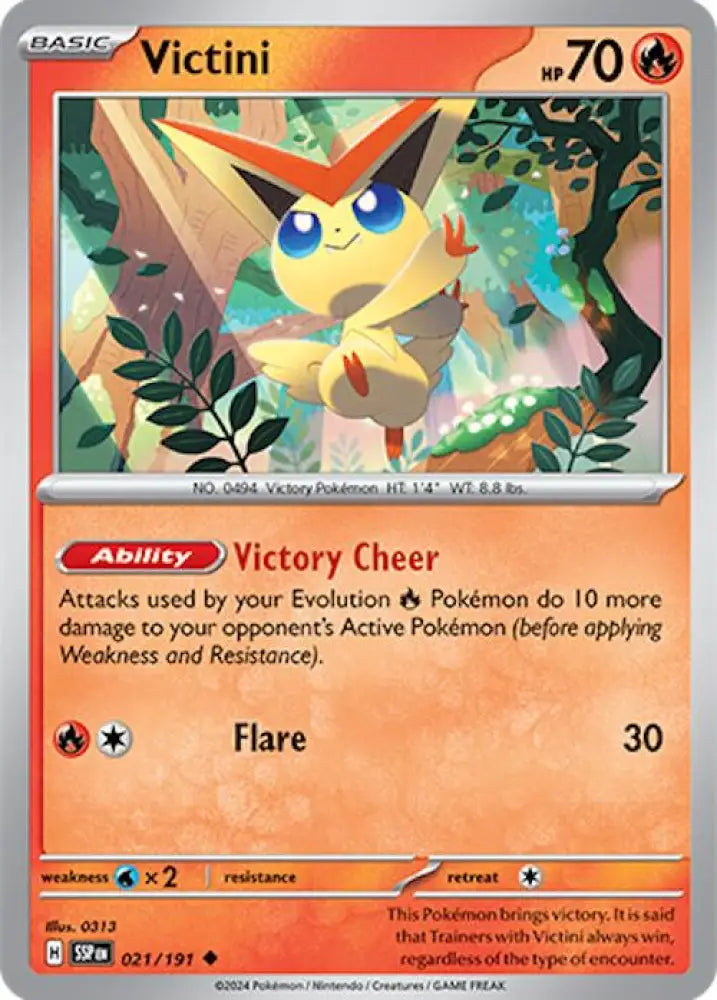 Victini (021/191) [Scarlet & Violet: Surging Sparks] - Pokemon Single