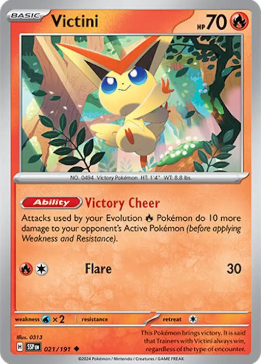 Victini (021/191) [Scarlet & Violet: Surging Sparks] - Pokemon Single