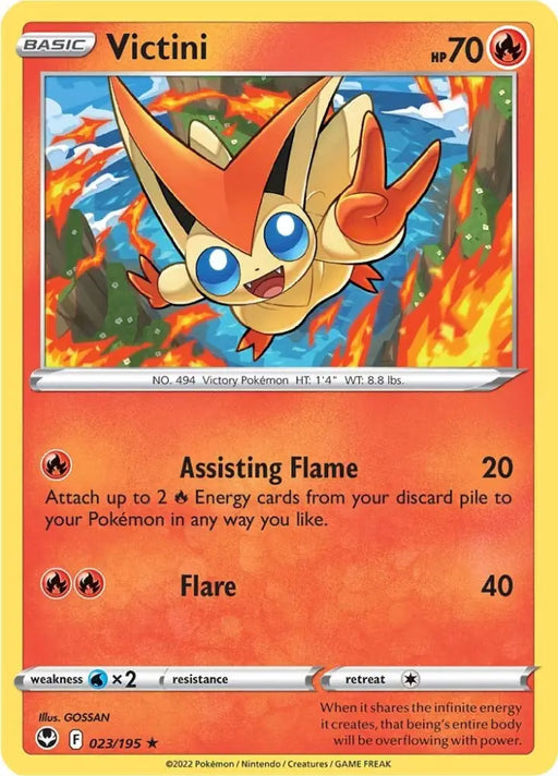 Victini (023/195) [Sword & Shield: Silver Tempest] - Pokemon Single
