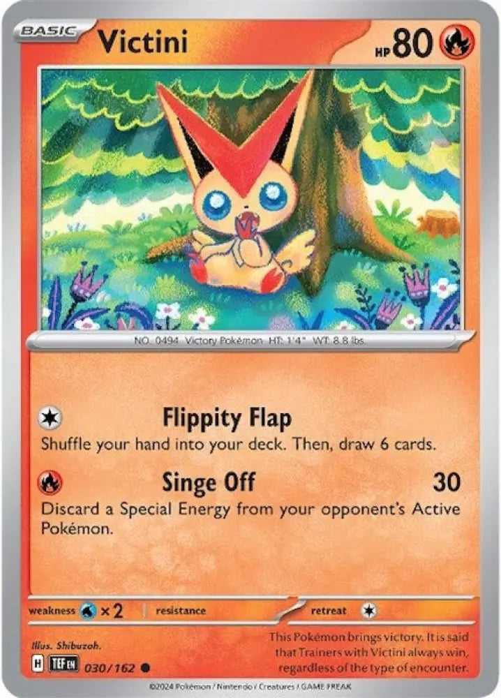 Victini (030/162) [Scarlet & Violet: Temporal Forces] - Pokemon Single