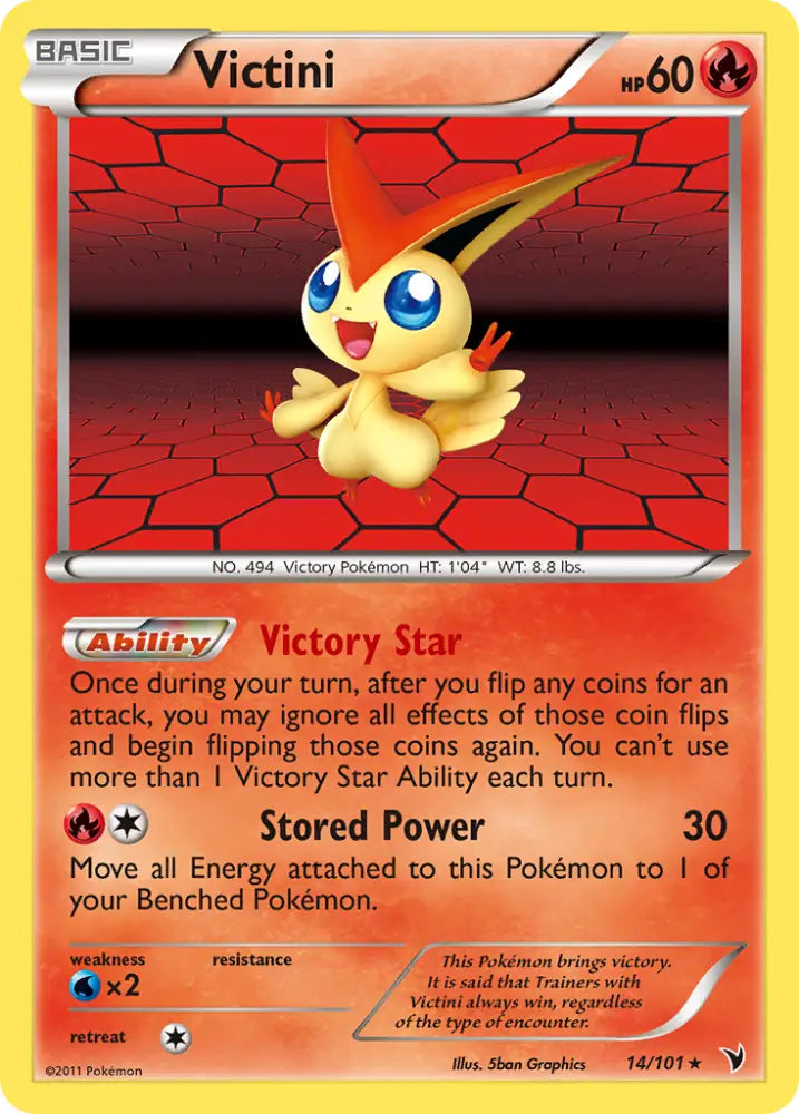 Victini (14/101) [Black & White: Noble Victories] - Pokemon Single