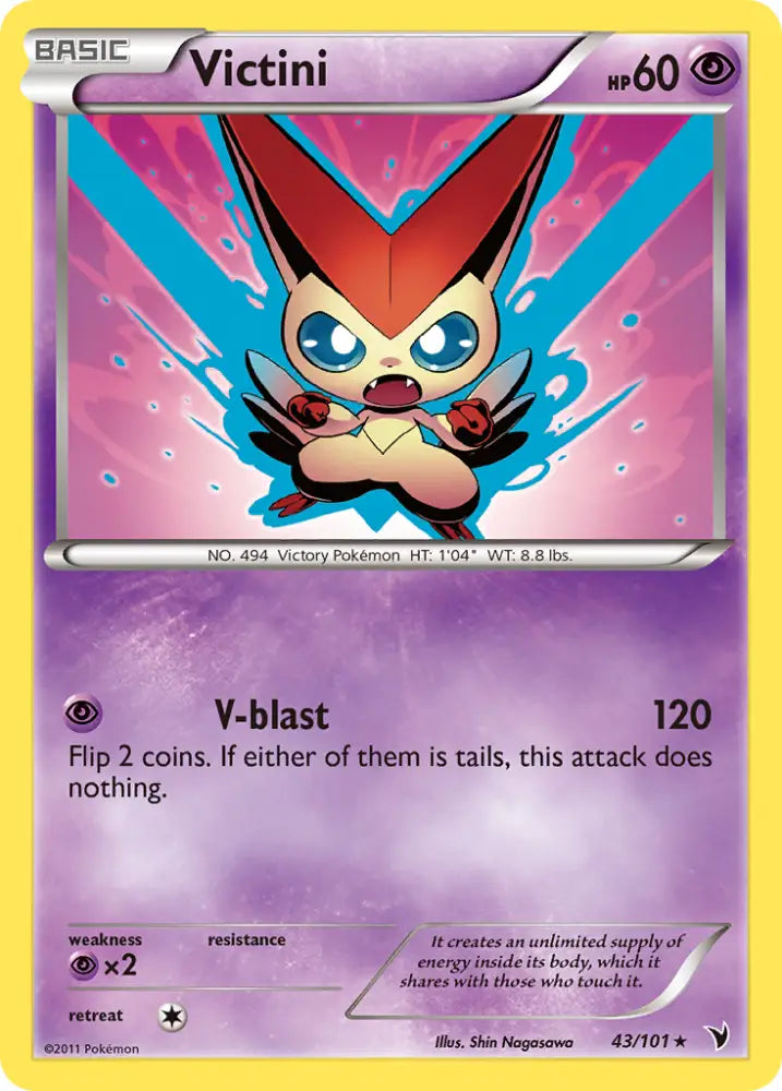 Victini (43/101) [Black & White: Noble Victories] - Pokemon Single