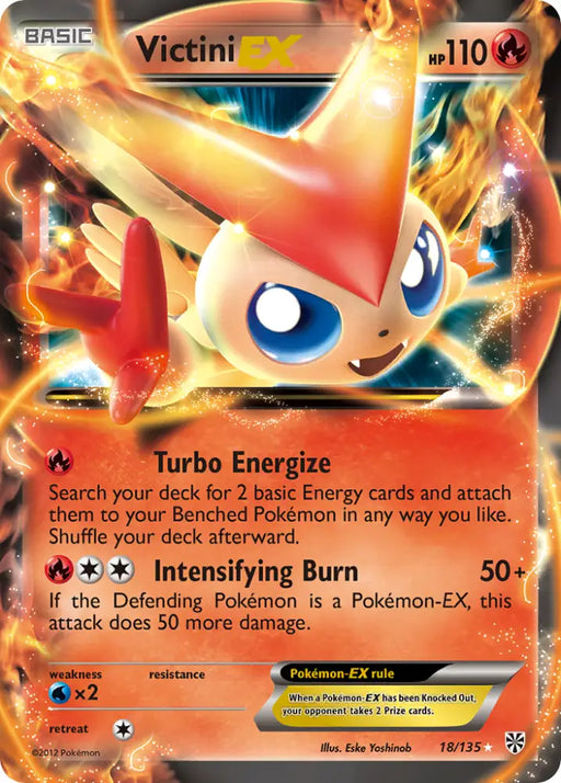 Victini EX (18/135) [Black & White: Plasma Storm] - Pokemon Single
