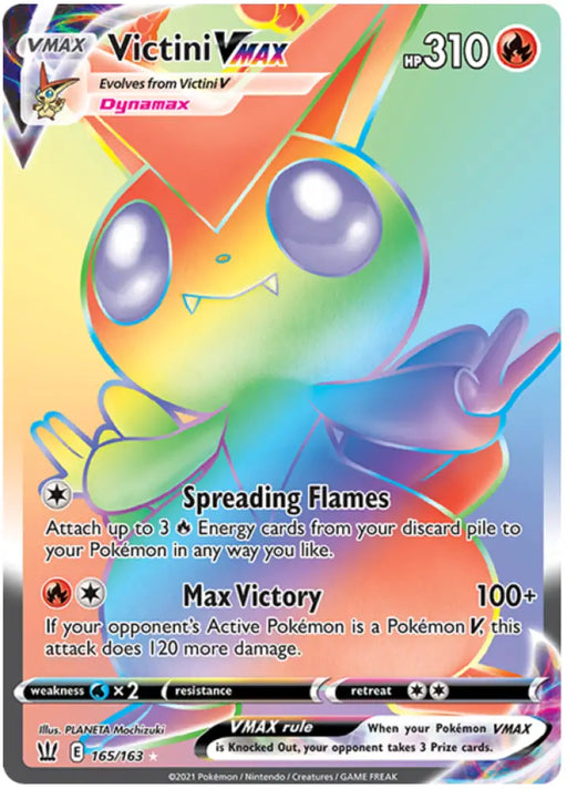 Victini VMAX (165/163) [Sword & Shield: Battle Styles] - Pokemon Single