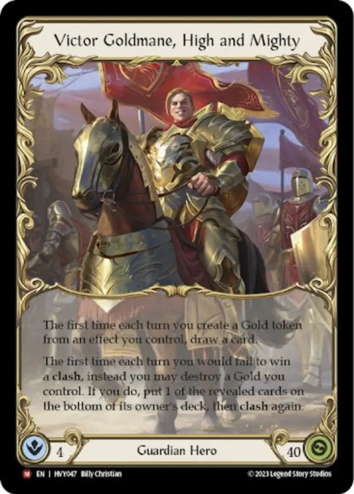 Victor Goldmane High and Mighty [Heavy Hitters] - Flesh And Blood Single