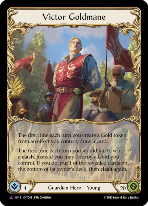 Victor Goldmane (Marvel) [Heavy Hitters] Cold Foil - Flesh And Blood Single