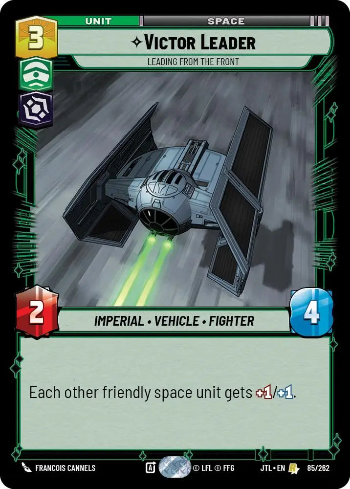 Victor Leader - Leading from the Front (085/262) [Jump to Lightspeed] - Star Wars: Unlimited Single