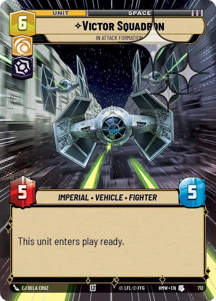 Victor Squadron - In Attack Formation (Hyperspace Foil) (713) [Homeworlds]