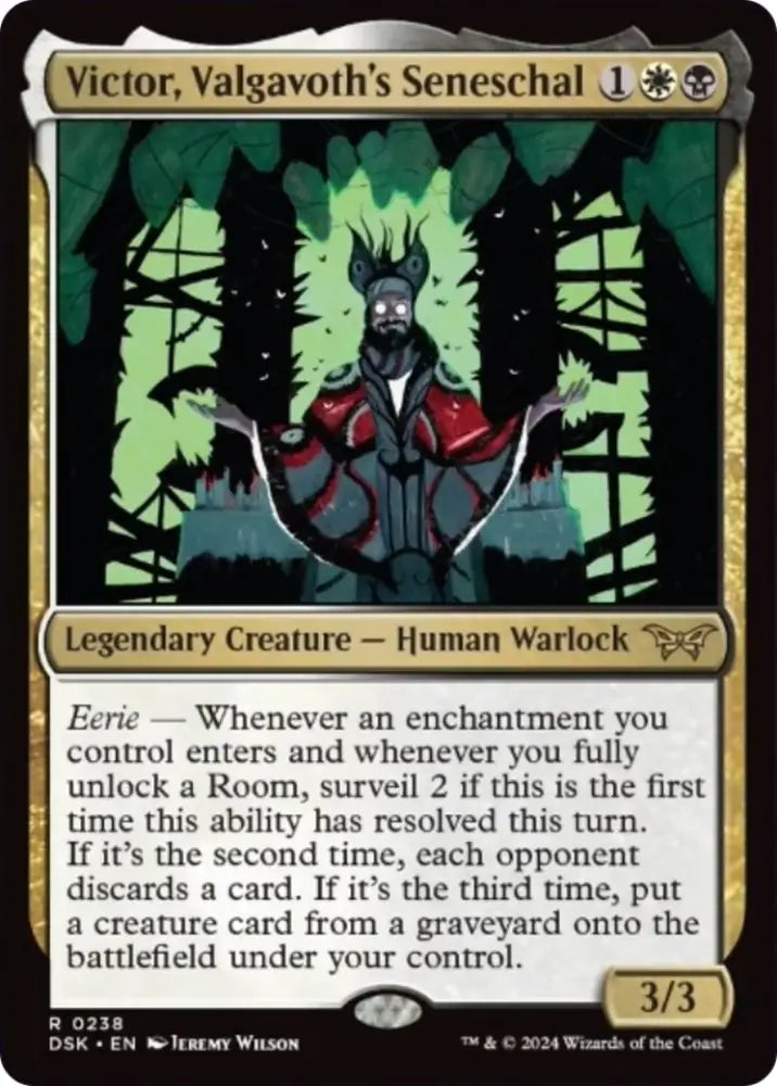 Victor Valgavoth’s Seneschal [Duskmourn: House of Horror] - MTG Single