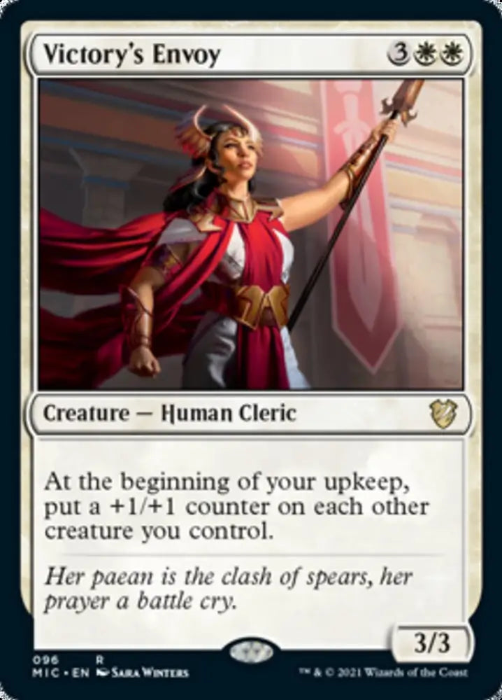 Victory’s Envoy [Innistrad: Midnight Hunt Commander] - MTG Single