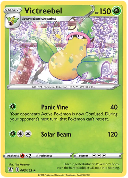 Victreebel (003/163) [Sword & Shield: Battle Styles] - Pokemon Single