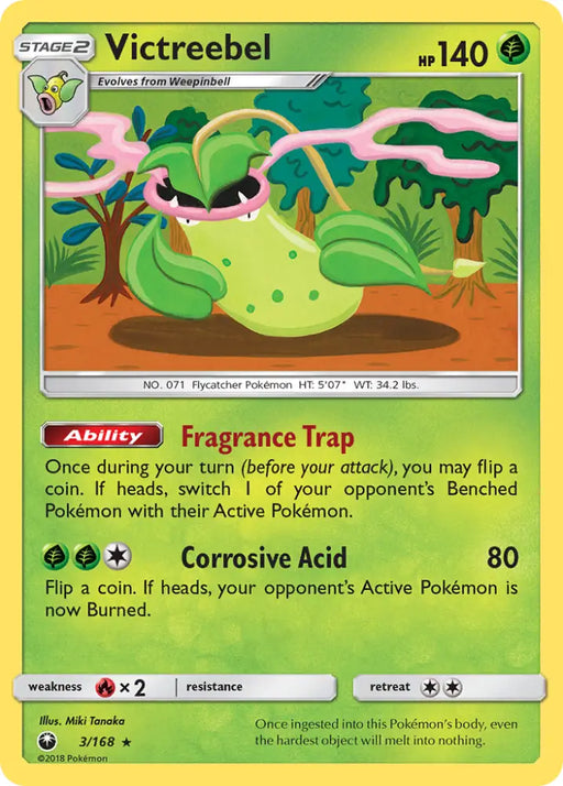 Victreebel (3/168) [Sun & Moon: Celestial Storm] - Pokemon Single