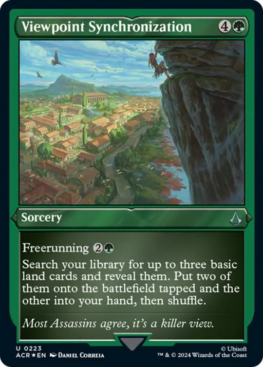Viewpoint Synchronization (Foil Etched) [Assassin’s Creed] - MTG Single