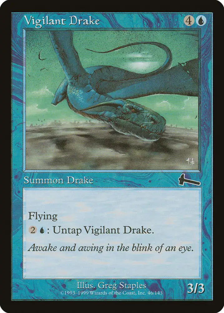 Vigilant Drake [Urza’s Legacy] - MTG Single