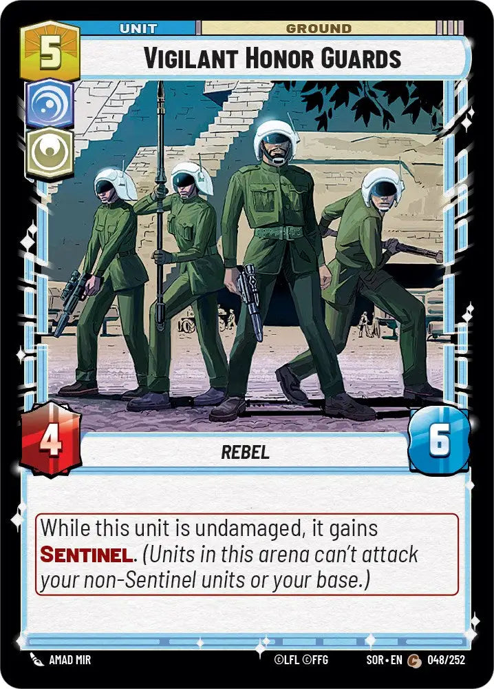 Vigilant Honor Guards (048/252) [Spark of Rebellion] - Star Wars: Unlimited Single