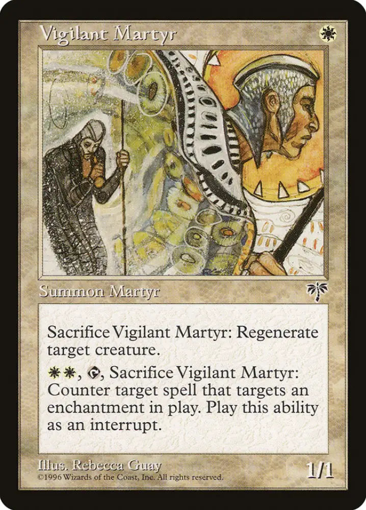 Vigilant Martyr [Mirage] - MTG Single