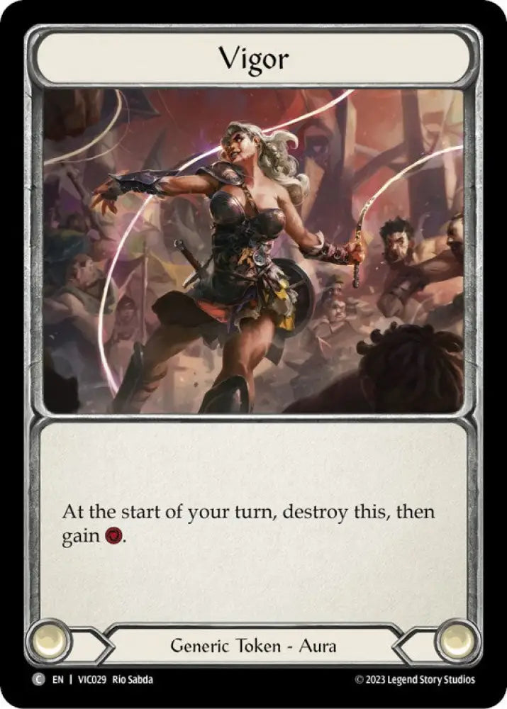 Vigor [Heavy Hitters] (Victor Blitz Deck) - Flesh And Blood Single