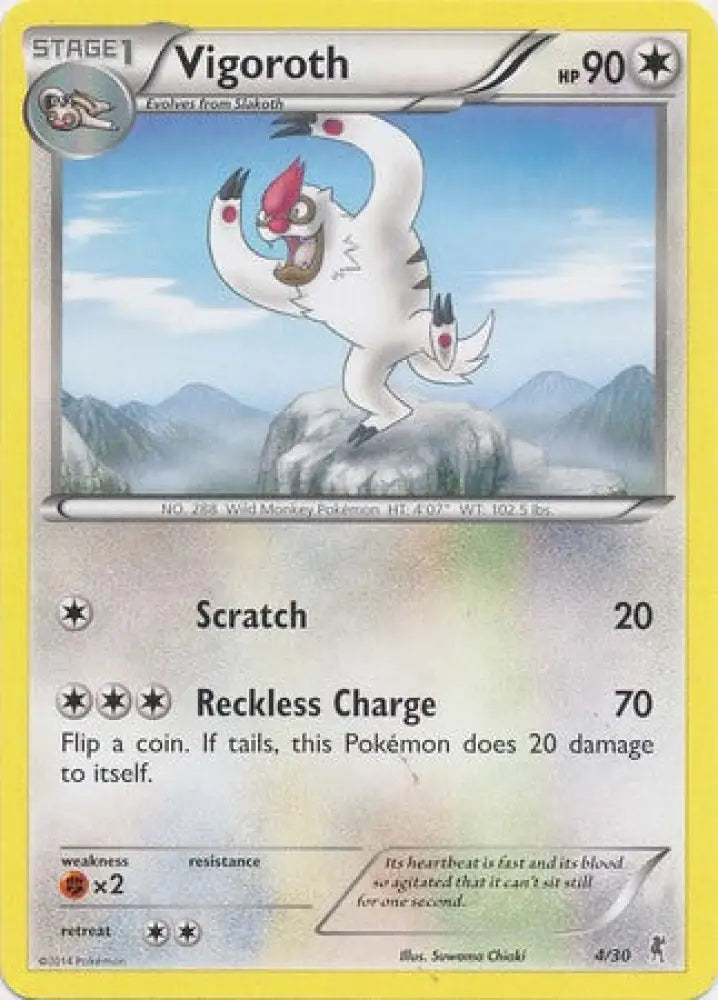 Vigoroth (4/30) [XY: Trainer Kit 1 - Bisharp] - Pokemon Single