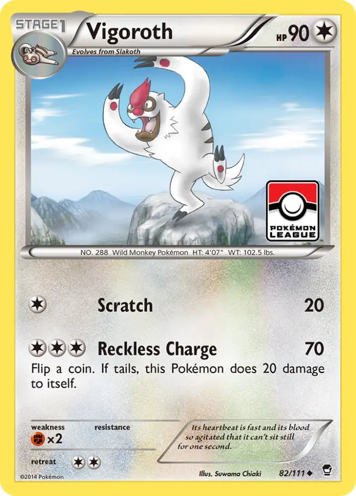Vigoroth (82/111) [XY: Furious Fists] - Pokemon Single